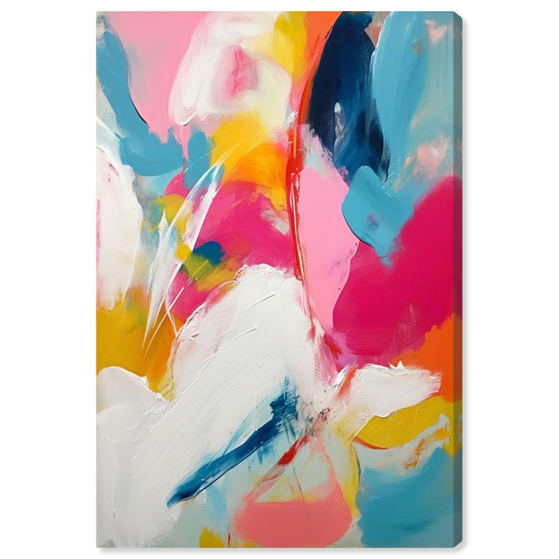 Flaviana, belle fête sur toile, H 24 po x l 16 po x P 0,8 po
