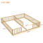 Lit simple avec clôture - Construction pour les espaces de sommeil partagés dans les chambres compactes