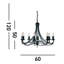 Georgetown Candle Style Chandelier-99059357-99059356
