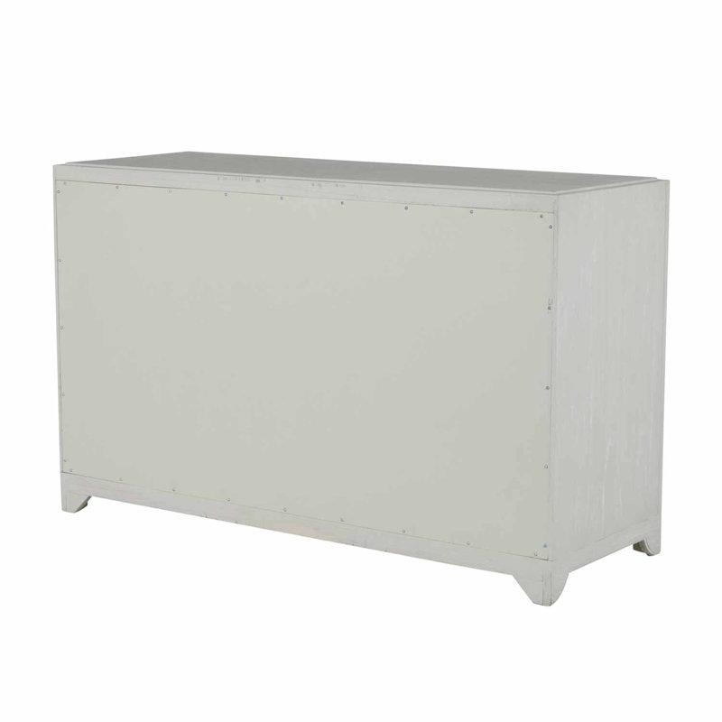 Fairmont 6 Drawer 58" W Solid Wood Double Dresser