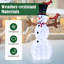 Le bonhomme de neige de Noël Aisle® 4,8 pi avec 120 lumières DEL pliables