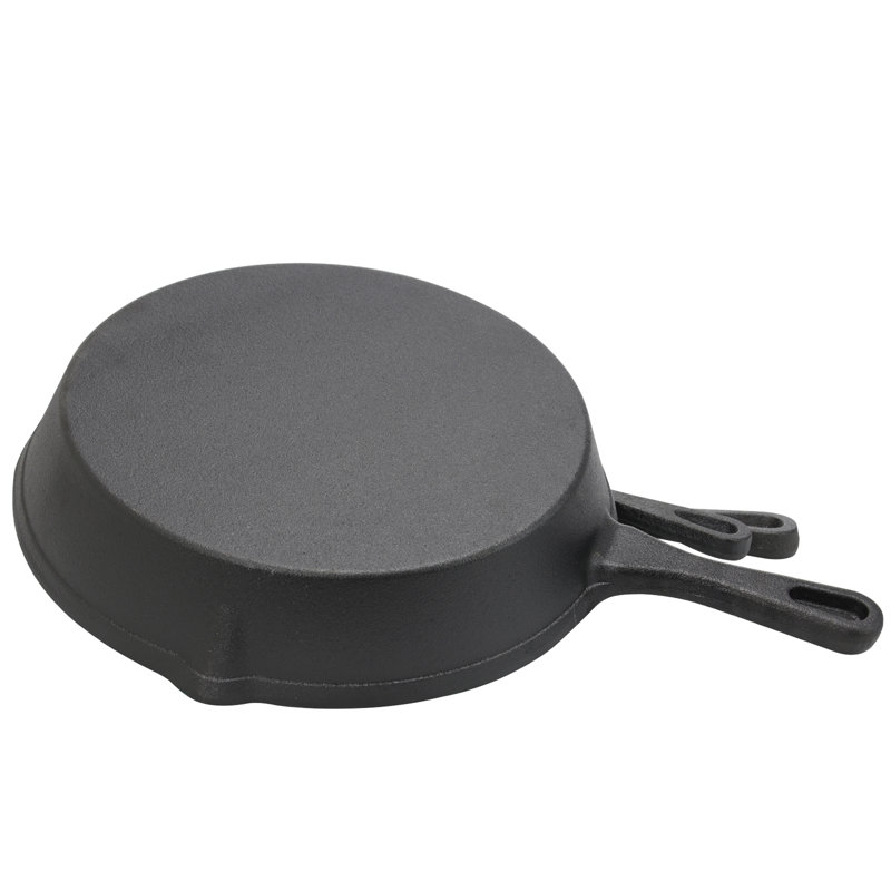 Gibson Pre-Seasoned Black Cast Iron Skillet Set, 3 Pieces