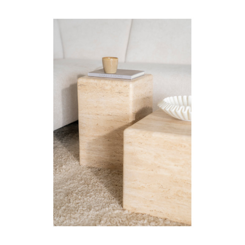 Stone End Table