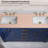 60'' Quartz Stone Double Bathroom Vanity Top with Sink – For Vanity Replacement, No Cabinet