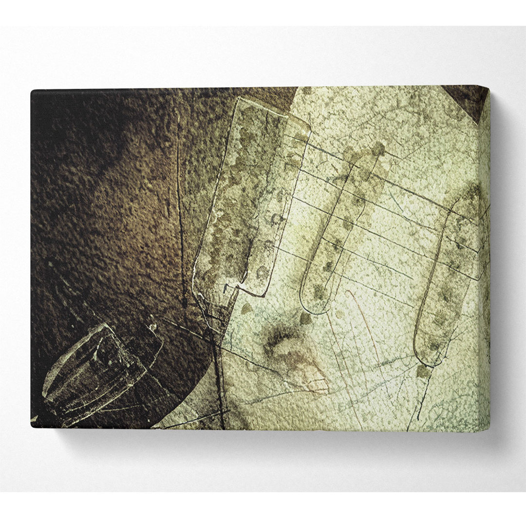 Vintage Texture - Kunstdrucke auf Leinwand - Wrapped Canvas