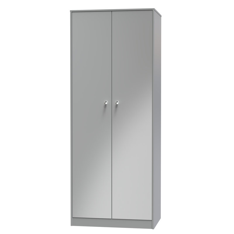 Fully Assembled 5 Door Wardrobe, Dusk Grey