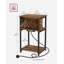 Akadian 34cm W Metal Bedside Table