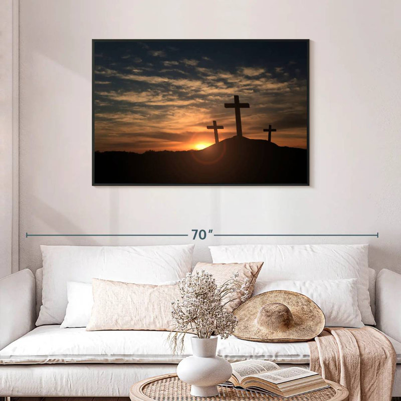 Adella Cross Silhouettes, 29" H x 43" W
