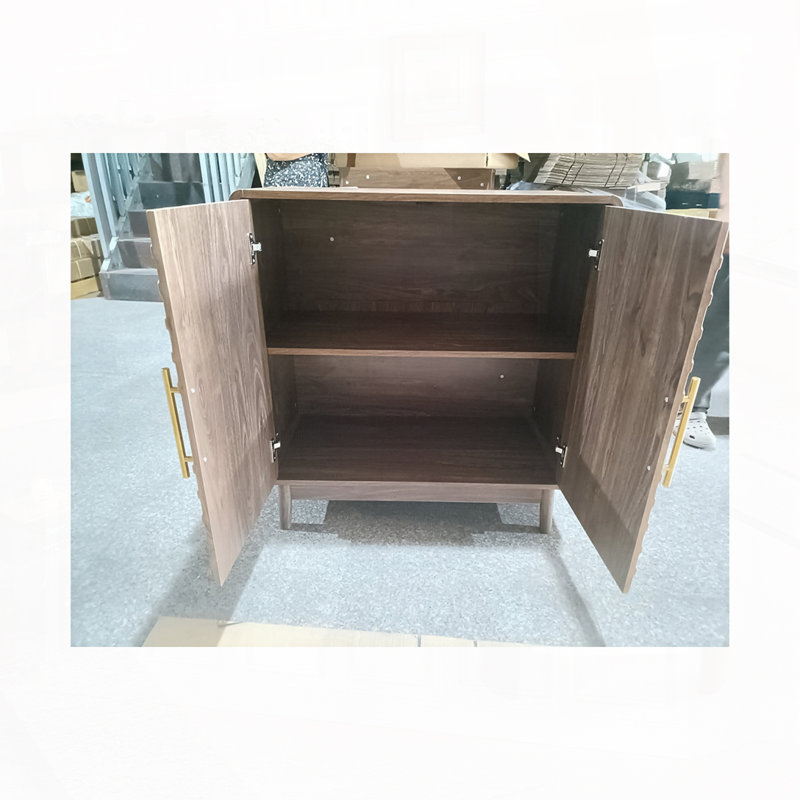 31.5" Entryway Console Table with 2 Doors and Adjustable Shelves for Hallway, Living Room, Foyer with Space
