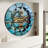 Wall Clock 24" Round Oversized for Living Room decor with Real Moving Gears Canada Collection-101929731