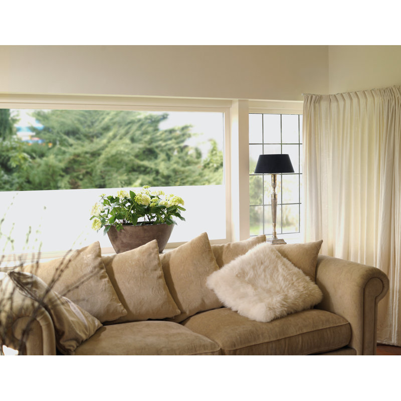 Carolane 2m x 67.5cm Matte Peel and Stick Wallpaper Roll, Transparent White