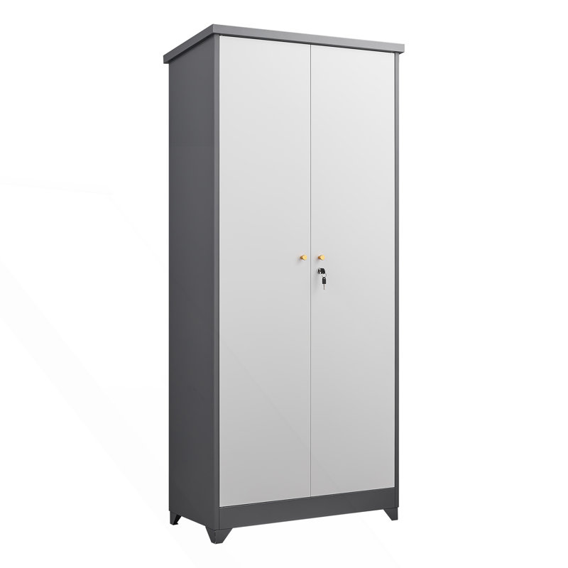 Armoire d'extérieur en métal avec tablettes