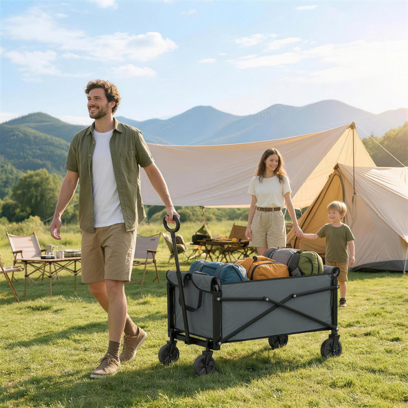 Camping Trailer, Grey