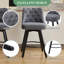 Upholstered Swivel Accent Chair-1910609021
