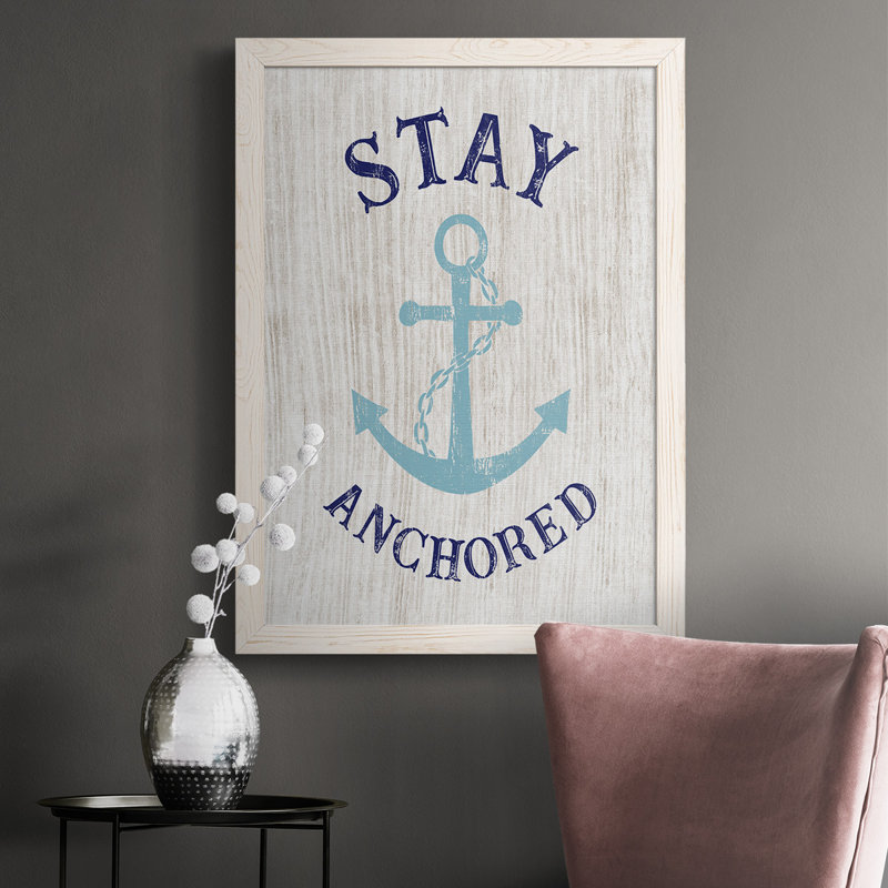Toston Stay Anchored, Blanc, H 37,5 po x l 27,5 po x P 1 po