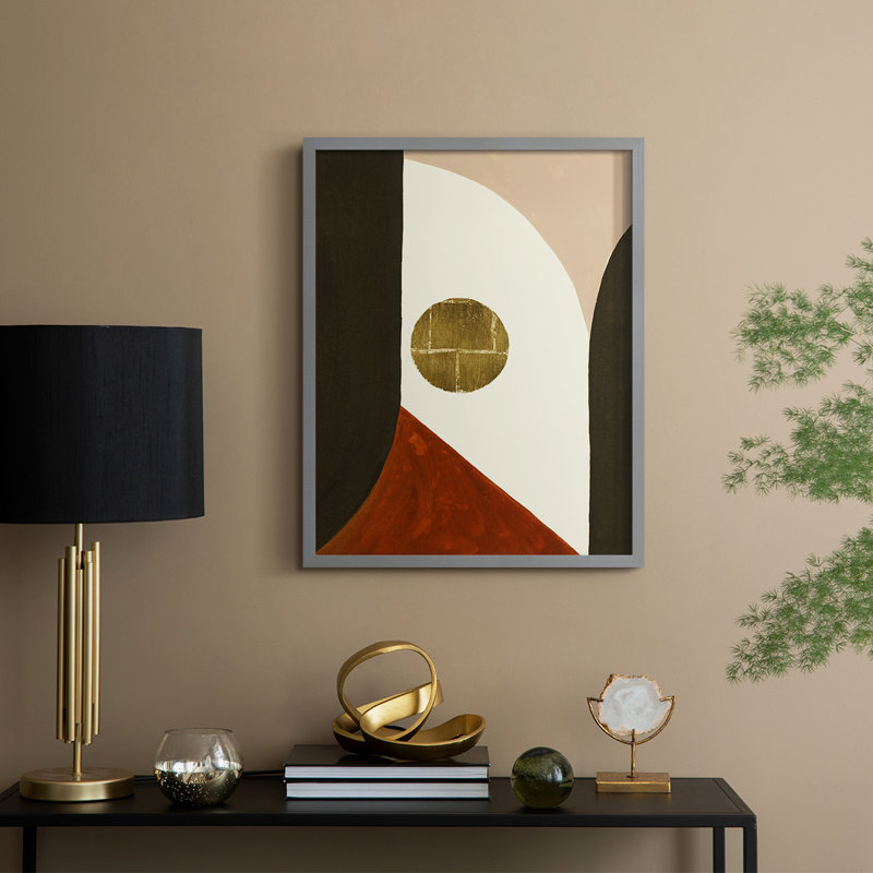 High Notes I Framed Print - Solid Wood, Gris, H 21 po x l 17 po