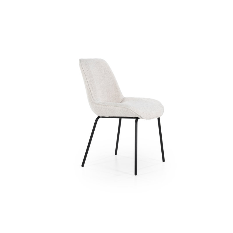 Dining Chair Upholstered Dining Chair, White