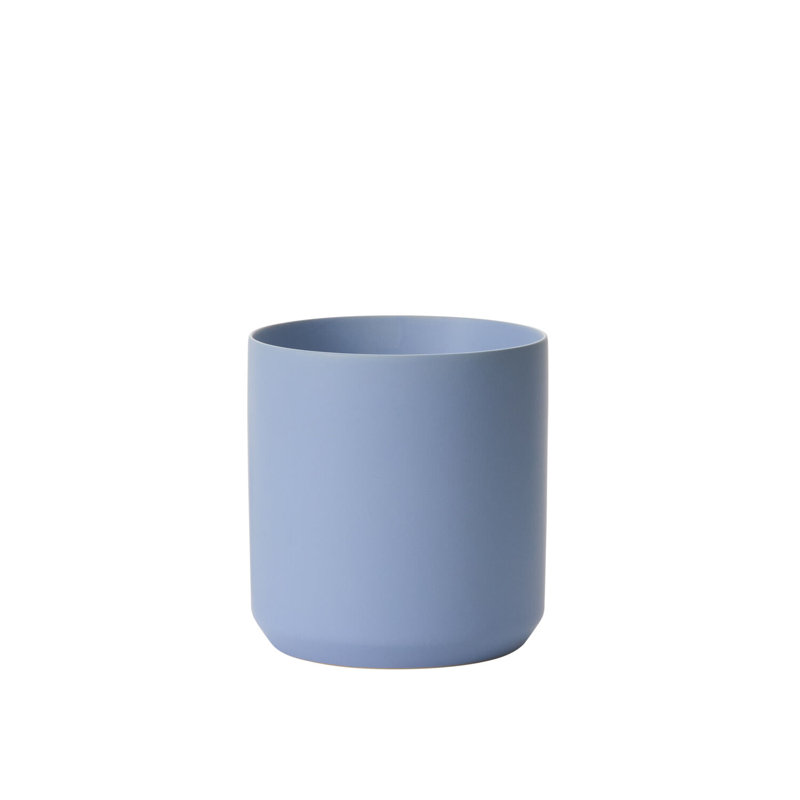 Spring Kendall Pot, Light Blue, 9" H x 8.5" W x 8.5" D