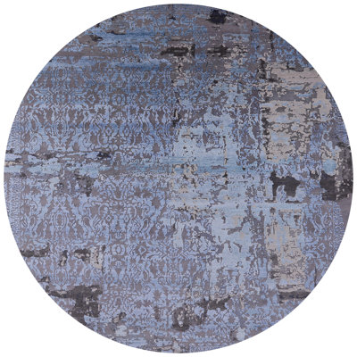 Tapis bleu / gris Burkittsville