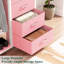 Gourley 5 Drawer LED Dresser with Mirror and Charging Station-2030963839