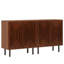 Armoire rustique, ensemble de 2 armoires de rangement, buffet classique