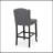 Vienna Contemporary Fabric Tufted Wingback 31 Inch Counter Stools, Set of 2, with Adjustable Height and Foot Rest for Comfort-1019615629
