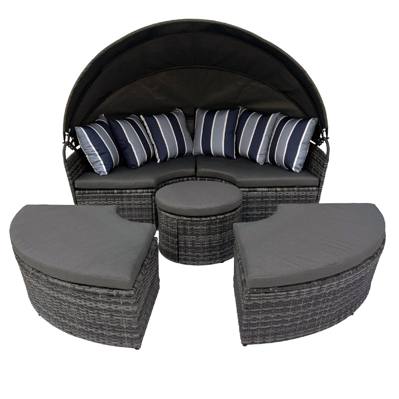 180cm Long Double Chaise with Cushions