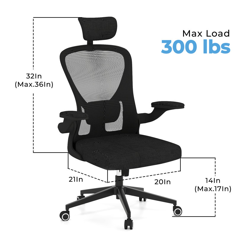 Chaise de travail, Noir