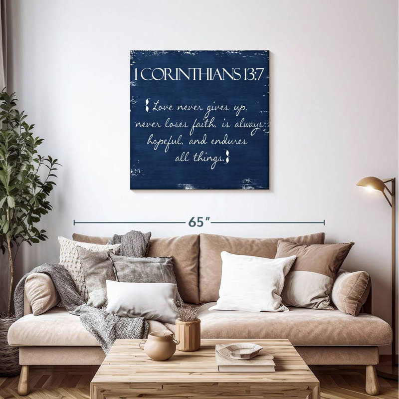 Tergel Corinthians Blue, 36" H x 36" W