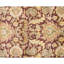 Tapis rouge et or noué à la main de haute qualité