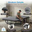 24" Wide Folding Bed With Memory Foam Mattress & 8 Lockable Casters-679715073-679715072