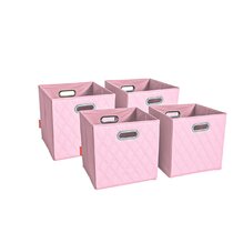 Honey-Can-Do 7.9 qt. Storage Bin in Light Pink