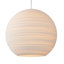 Luminaire suspendu Scraplights Moon 18 - blond-77524059-77524062