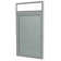 Ghent Enclosed Cabinet Vinyl Small - 2' - 4' Bulletin Board
