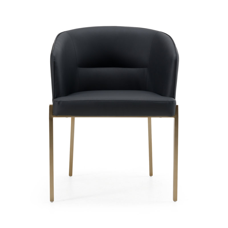 Fauteuil en métal gris Tanno