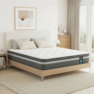 SOGO Gel Memory Foam Hybrid Mattress with Pocket Springs, Medium Comfort, Pressure Relief and Motion Isolation, CertiPUR-US Certified, 100-Night Trial