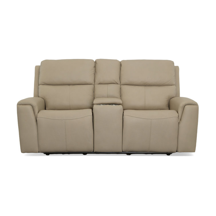 Jarvis Power Reclining Loveseat With Console, Power Headrests