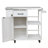 Outdoor Kitchen Island with Stainless Top, Towel and Spice Racks-1794889717
