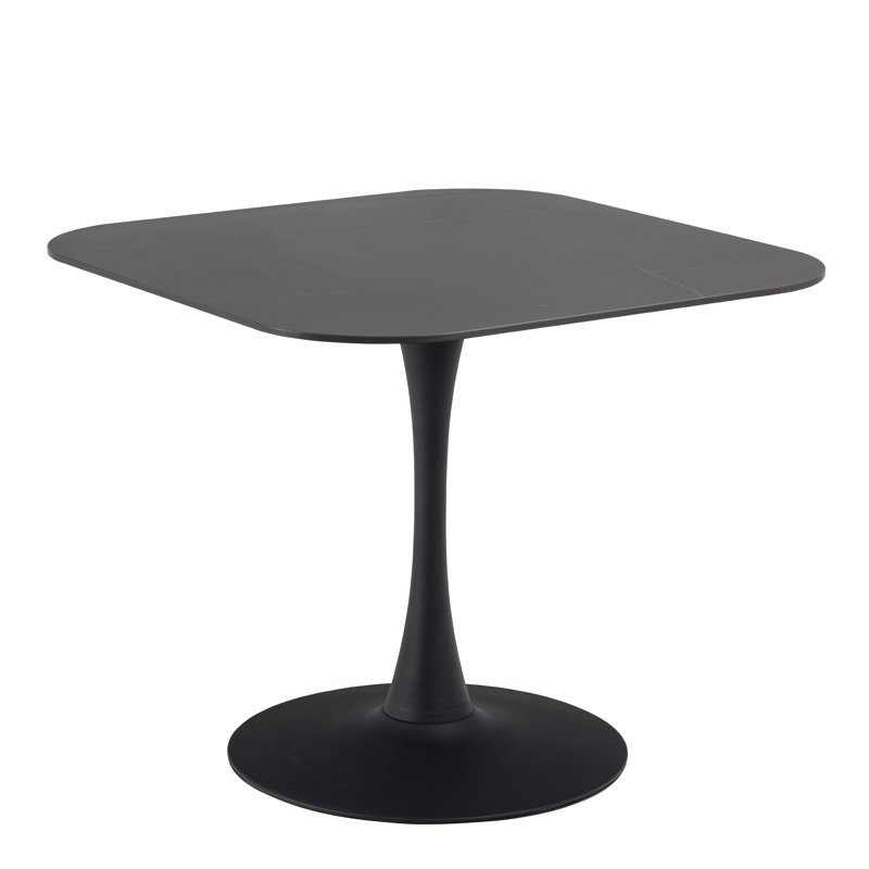 Ceramic Square Dining Table, Black