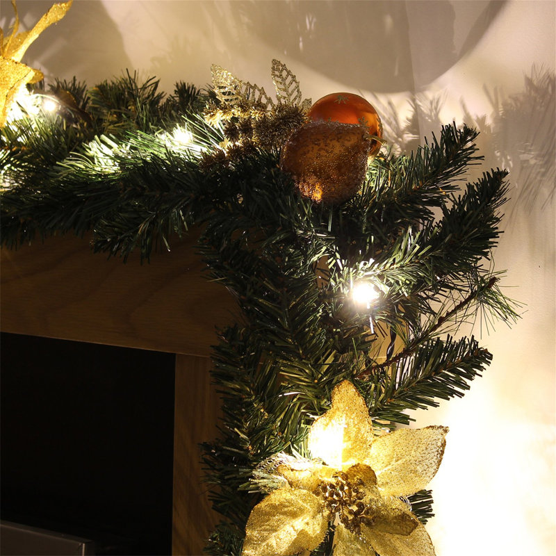 30cm Lighted Garland with Lights