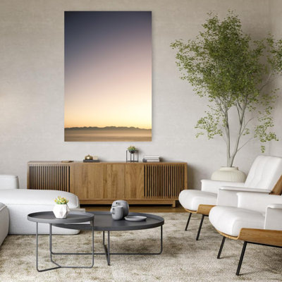 Art contemporain contemporain minimaliste, paysage naturel