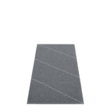 Randy Geometric Area Rug in Gray/White