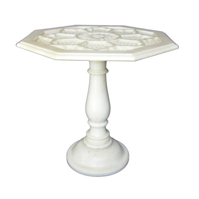 Marble Top End Table