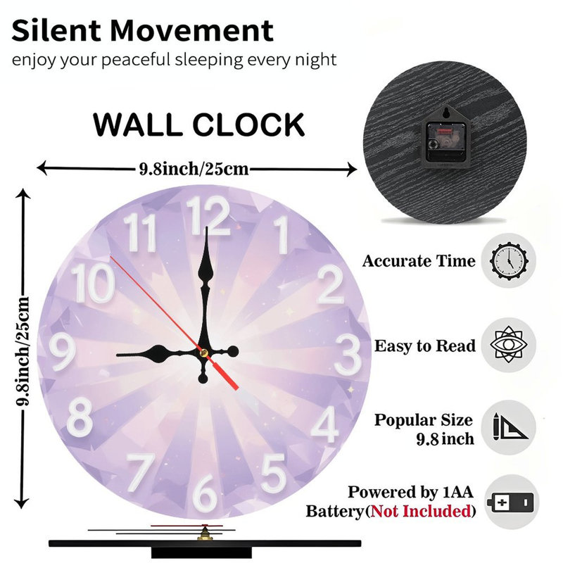 Horloge avec pierres précieuses