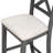 6-Piece Counter Height Dining Table Set Table With Shelf 4 Chairs And Bench For Dining Room-93478587
