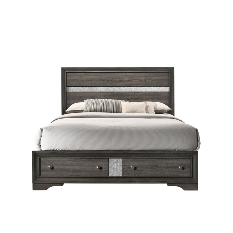 Lit plateforme avec rangement Ocilla Eastern, Grand