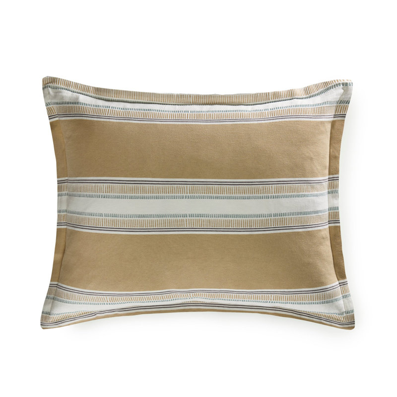 Coussin «Come lundi» sable et taupe, Rectangulaire H 20 po x l 26 po