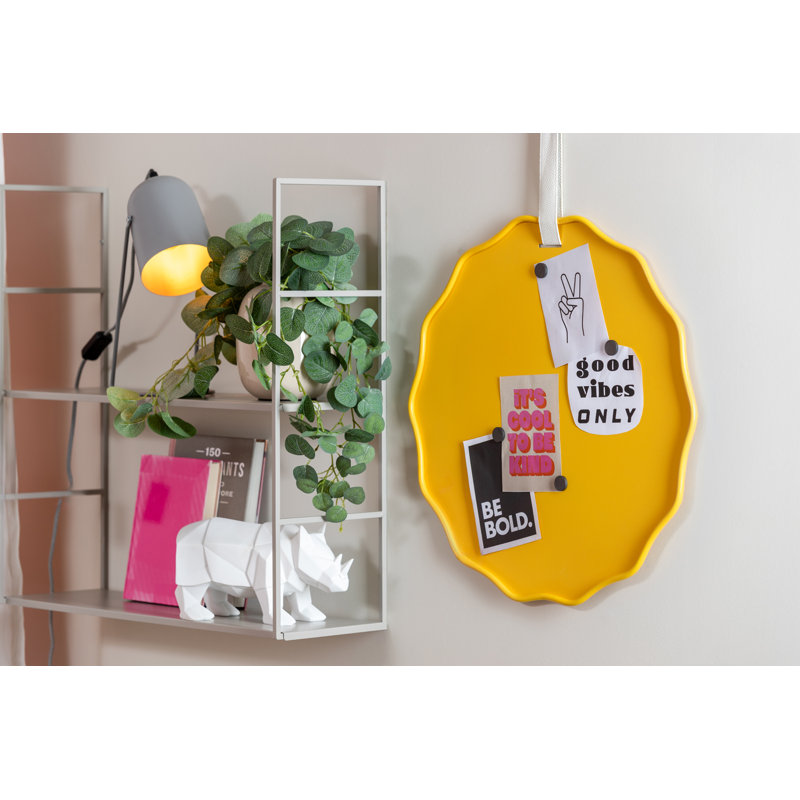 Magnetic Metal A-Frame Sign Holder, Yellow