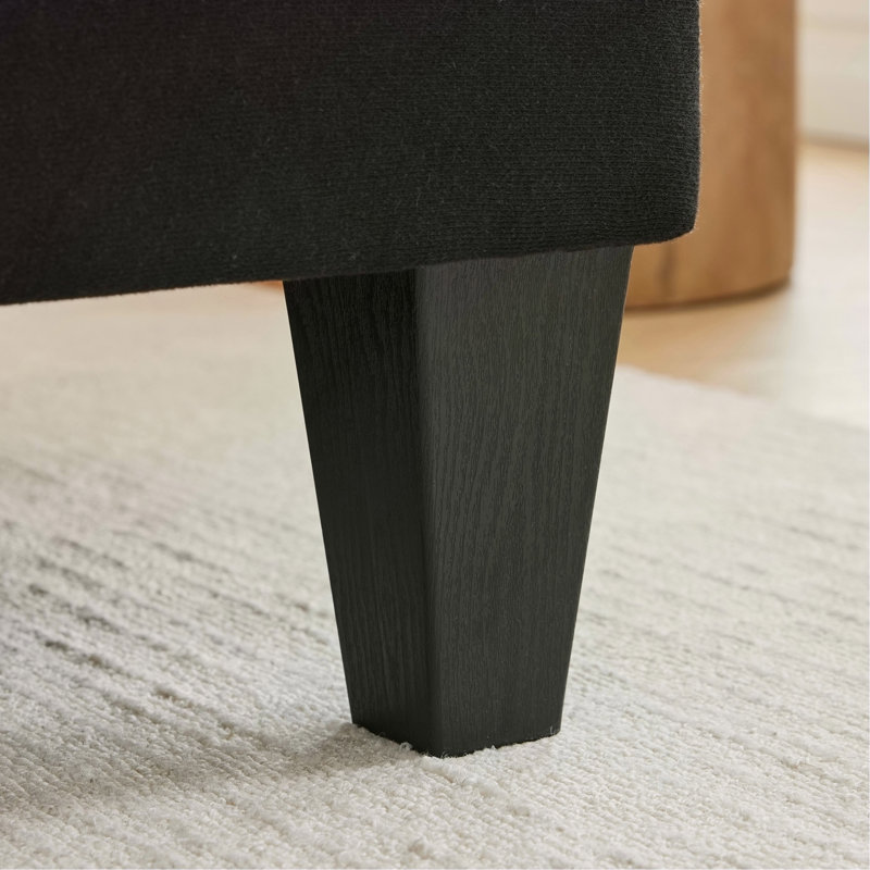 Canapé de 100 po en chenille 100 po à imprimé léopard confortable, bord à pampille délicat, canapé modulaire à la mode moderne, dossier et siège ergonomiques, assemblage facile, siège profond pour le salon, vert noir