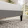 Candler Velvet Upholstered Platform Bed with Wingback Headboard and Wooden Slats